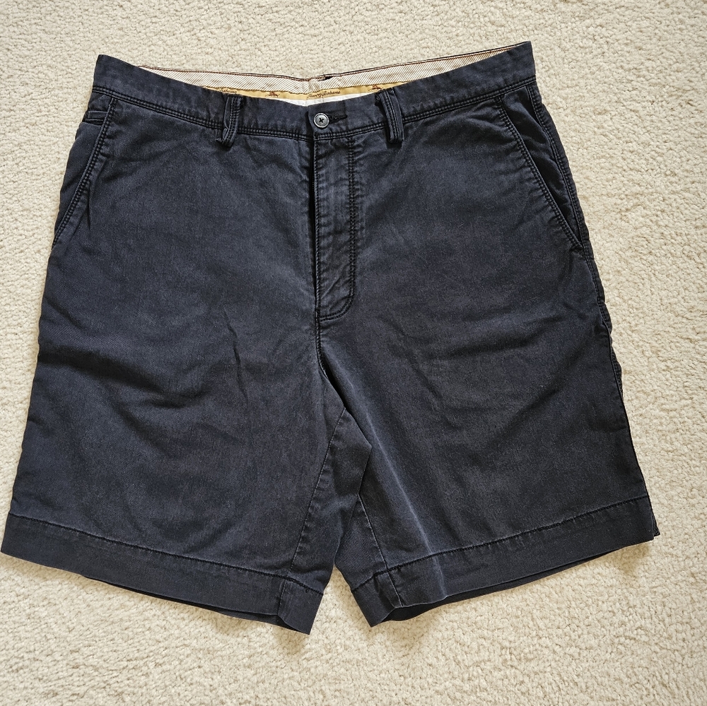 Tommy Bahama Black Flat Front Shorts